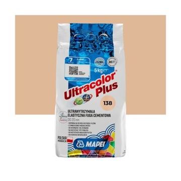 Elastyczna fuga Mapei Ultra Plus 138 migdałowy 5kg