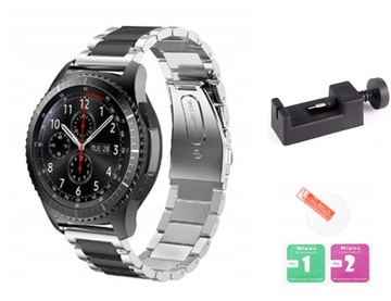 PASEK DO GALAXY WATCH GEAR S3 SAMSUNG 46MM 3 45MM+ SZKŁO HARTOWANE