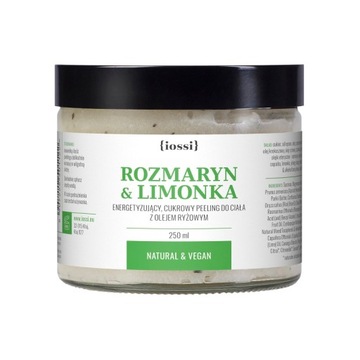 Iossi Rozmarynowo-Limonkowy Cukrowo-Solny Peeling Do Ciała 250ml