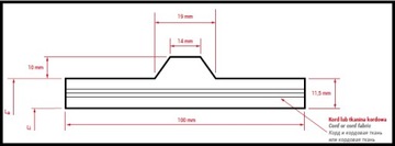 Ремень клиновой A1040 LD 13х1010 Li A40 Стомил