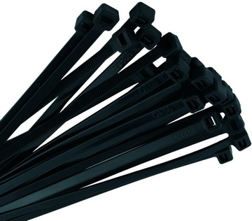 OPASKI ZACISKOWE DO KABLI PRZEWODÓW TYRTYTKI TRYTYTKI 100SZT 2.5MMX200MM