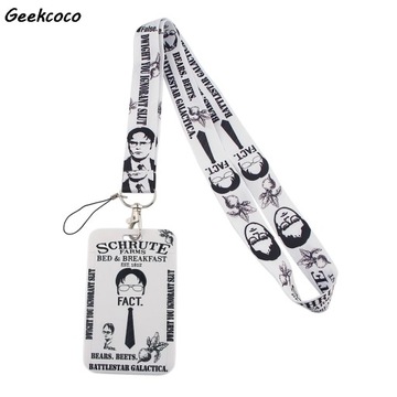 J2670 Creative Office Tv Show Lanyard For Car Keys IC ID Card Badge Holder