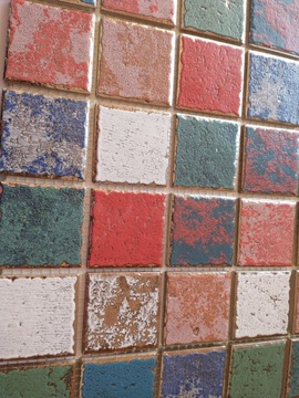 красочная керамическая мозаика РЕТРО ВИНТАЖ мульти