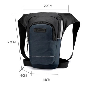 WALL BAG, мужская поясная мотоциклетная сумка.