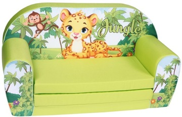 Delsit- sofa, kanapa rozkładana z pianki dla dziecka RÓŻNE WZORY