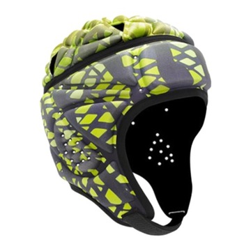 Kask piłkarski z flagą, ochraniacz na kask do