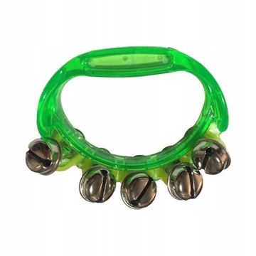 Mini perkusyjne tamburyny Shaking Rattle Green