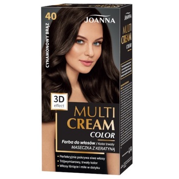 JOANNA Multi Cream farba 40 Cynamonowy brąz