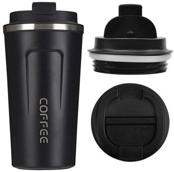 KUBEK TERMICZNY NA KAWĘ HERBATĘ TERMOS 510ML WYŚWIETLACZ EKRAN LCD SMART