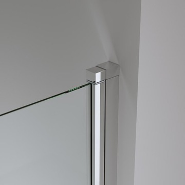 Шторка для ВАННЫ PR05 ХРОМ 120x140 CM 6 MM