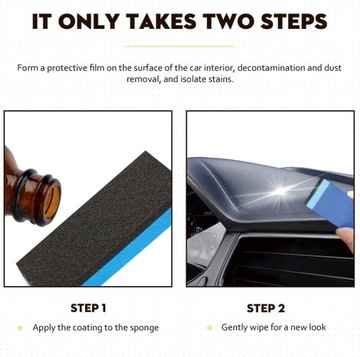 Cristal Coating para Plástico Del Carro, Crystal Coating for Car, Plastic