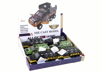 Автомобиль с пушкой внутри звукового освещения 3 цвета