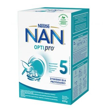 NAN OPTIPRO 5 mleka dla małych dzieci 650g