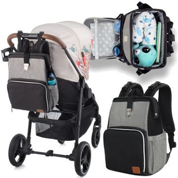 Torba do wózka plecak KINDERKRAFT MOLLY pojemna