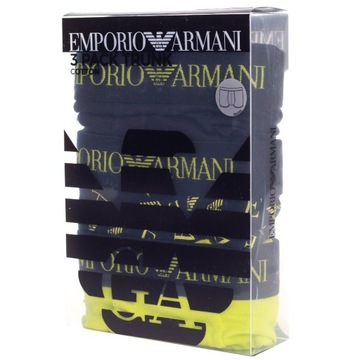 BOKSERKI EMPORIO ARMANI MAJTKI MĘSKIE ORYGINAŁ 3 pack r. XL