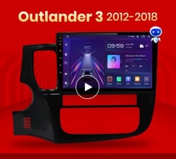 Radio ANDROID Mitsubishi Outlander 3 GPS WiFi 1/16