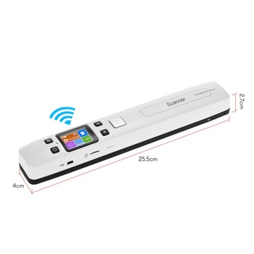 Scanner02 A4 Портативный портативный сканер Wi-Fi с разрешением 1050 точек на дюйм