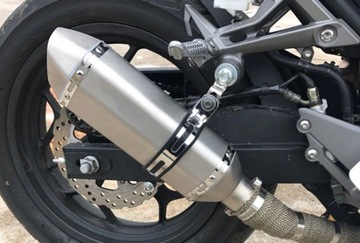 СПОРТИВНЫЙ ГЛУШИТЕЛЬ УНИВЕРСАЛЬНЫЙ AKRAP КОРОТКАЯ НАКЛЕЙКА AKRAPOVIC DB KILL