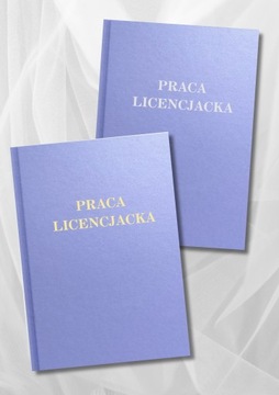 Praca Licencjacka Wrzos Oprawa i Wydruk kolorowy do 80 stron