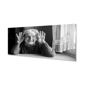 Zdjęcie obraz na szkle Starsza kobieta 125x50 cm