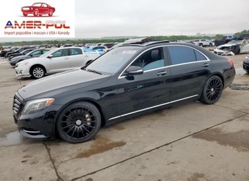 Mercedes Klasa S W222 2015 Mercedes-Benz Klasa S 550 4Matic 2015 4.6l 4.6 Benzyna 449KM