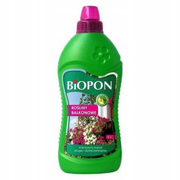 NAWÓZ DO ROŚLIN BALKONOWYCH BIOPON 1L
