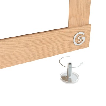 Ножка мебельная, ножка ввинчивающаяся М8 х 45 + головка