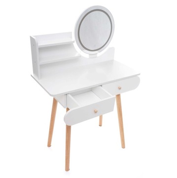 SCANDI 09 LED Скандинавский туалетный столик со светодиодным зеркалом