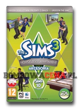 The Sims 3: Nowoczesny apartament - akcesoria [PC] PL, dodatek, symulator