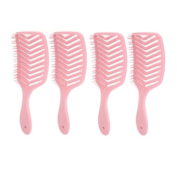 4 шт. Вентилируемая щетка для распутывания волос, V-образная форма XA.