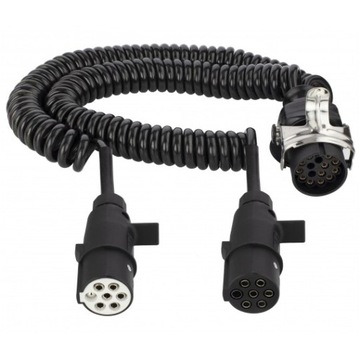 PRZEWÓD SPIRALNY ADAPTER 15PIN-7PIN N+S 24V
