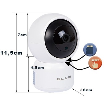 ВРАЩАЮЩАЯСЯ WIFI IP-КАМЕРА 3MP ULTRA HD АУДИО TUYA SMART ELECTRONIC NANNY