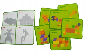 DREWNIANE PUZZLE UKŁADANKA GRA LOGICZNA MONTESSORI