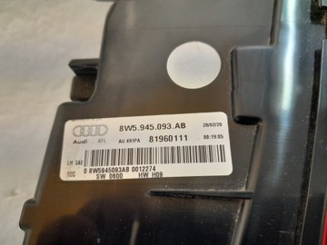 AUDI A4 B9 FACELIFT SVĚTLA ZADNÍ SEDAN MATRIX USA