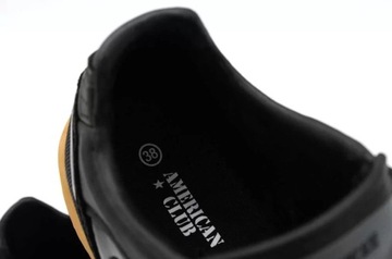 Halówki chłopięce American Club FH 46/23 - czarne 35