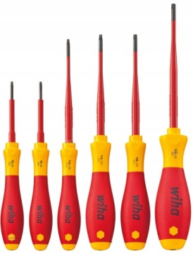 WIHA 41245 ZESTAW 6 WKRĘTAKÓW SLIM VDE TORX OTWÓR