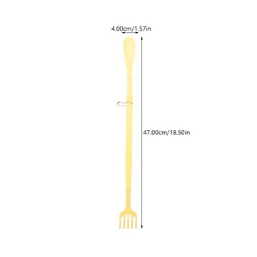 Портативная чесалка для спины с рожком для обуви