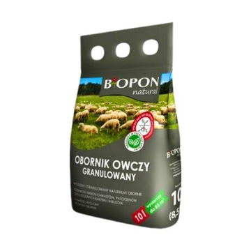 BIOPON OBORNIK OWCZY NAWÓZ NATURALNY 10L GRANULOWANY UPRAWY EKOLOGICZNE