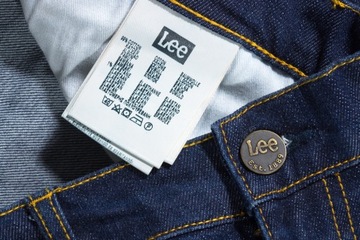 LEE BROOKLYN STRAIGHT SPODNIE JEANSY 36/32