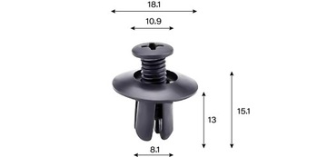 Зажимы для обивки, 6 видов, 100 шт + прочные съемники-ложки