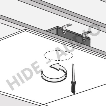 Klipsch PRO-180RPC LCR динамик + BackBox Hide-Audio