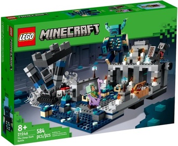 LEGO MINECRAFT 21246 Bitwa w Mrocznej Głębi UNIKAT Kusznik Rycerz Strażnik