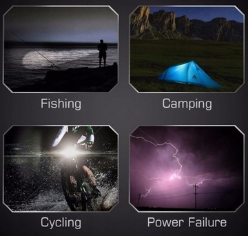 ФОНАРИК SWAT С АККУМУЛЯТОРНЫМ СВЕТОДИОДОМ ВЫСОКОЙ МОЩНОСТИ T6 COB USB