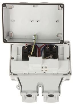 ИНТЕЛЛЕКТУАЛЬНАЯ РОЗЕТКА 230 В WI-FI ДВОЙНАЯ НАВЕРХНОСТНАЯ НАРУЖНАЯ ГЕРМЕТИЧНАЯ