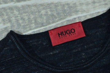 HUGO BOSS Wełniany Sweter Męski Crewneck Steeve S