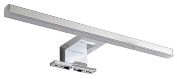 LAMPKA ŁAZIENKOWA NA SZAFKĘ LAMPA NAD LUSTRO LED CHROM KINKIET NASZAFKOWY
