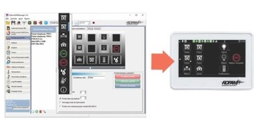 Антисаботажная сенсорная панель Ropam TPR-4W 4,3''