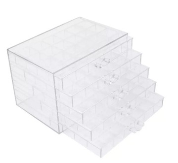 Organizer na pigmenty | 5 SZUFLADEK BEZBARWNY