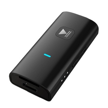 Mini klipsowy odbiornik Bluetooth z wbudowanym mikrofonem, adapter audio Jack 3,5 mm