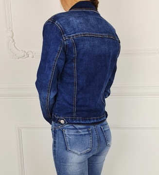 #KATANA JEANSOWA Kurtka Damska Jeans Młodzieżowa 4